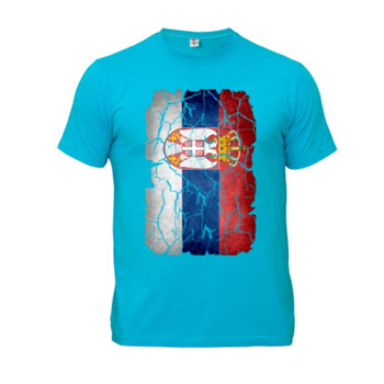 T-shirt Flag of Serbia-4